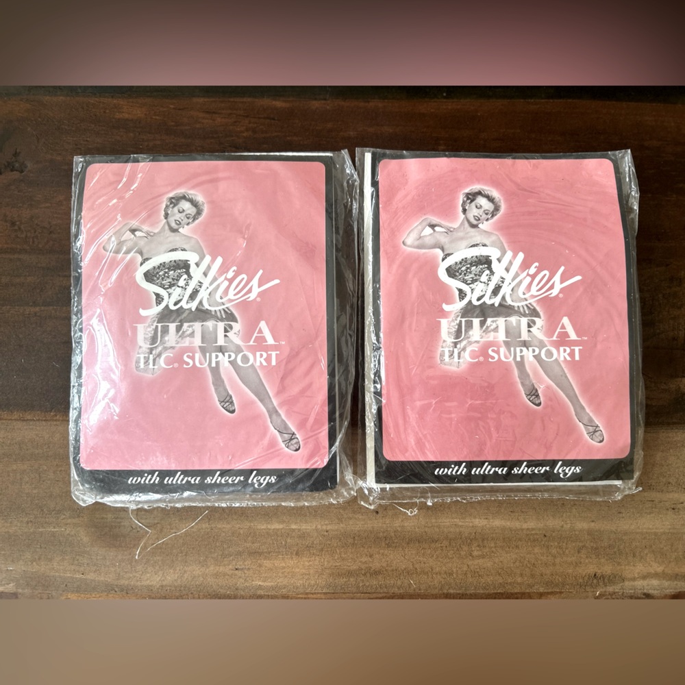 Silkies Hosiery x2 Pk Large Mocha size 42-46